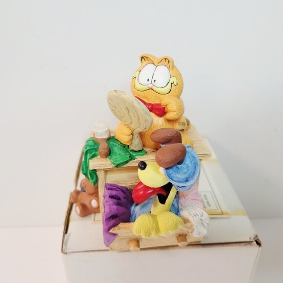 Vtg Garfield By Jim Davis Here's Looking at Me The Danbury Mint - Picture 4 of 6